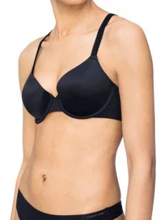 Podprsenka s kosticí QF4082E-001 černá - Calvin Klein