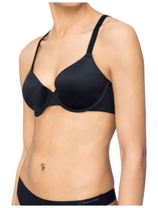 Podprsenka s kosticí QF4082E-001 černá - Calvin Klein