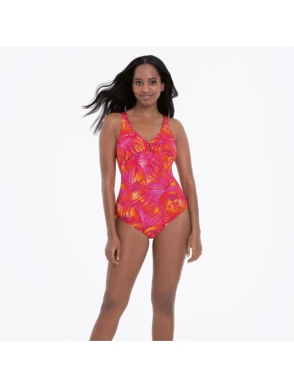 Jednodílné plavky 7290 M3 červeno-oranžové - Anita Jednodílné plavky 7290 M3 červeno-oranžové - Anita