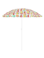 BALKONOVÝ PLÁŽOVÝ SLUNEČNÍK 180CM MIX OVOCE 1048826 BALKONOVÝ PLÁŽOVÝ SLUNEČNÍK 180CM MIX OVOCE 1048826