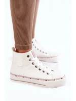 Dámské vysoké Zateplené tenisky Cross Jeans KK2R4044C Bílé