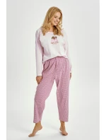 3434 DÁMSKÉ DLOUHÉ PYŽAMO ELISA S-XL