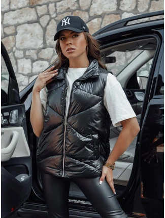 Dámská prošívaná vesta HOLO černá FashionStreet TY4550