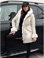 Dámská zimní bunda ARCTIC beige FashionStreet TY4767