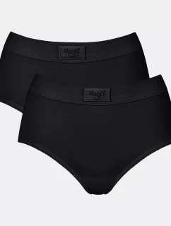 sloggi Double Comfort Maxi 2P - BLACK - SLOGGI BLACK - SLOGGI