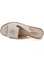 Dámské kožené ploché sandály S.Barski 61-6018