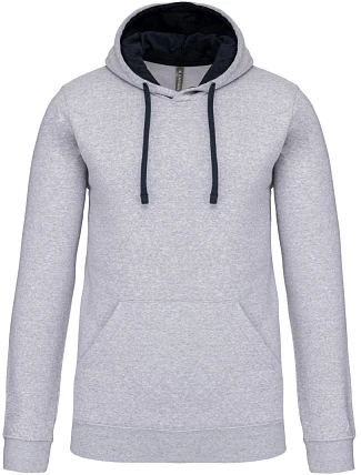 Kariban K 446 Kontrastní mikina s kapucí 20.K446 oxford grey/navy Kariban K 446 Kontrastní mikina s kapucí 20.K446 oxford grey/navy