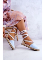 Dámské vázané espadrilky Big Star JJ274863 Modré Dámské vázané espadrilky Big Star JJ274863 Modré