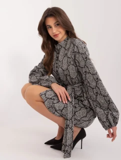 Šaty LK SK 509526 1.06 šedá černá