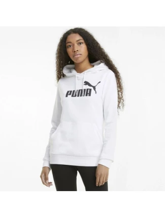 Dámská mikina Ess Logo W 586791 02 Bílá s potiskem - Puma