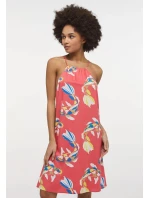 Dámské letní šaty 1013854/12439 lososová - Kesi