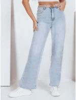 Dámské široké modré džíny FashionStreet UY2820