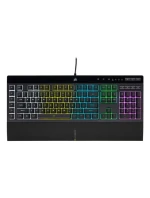 Corsair | Gumová kopulka | K55 RGB PRO | Herní klávesnice | RGB LED světlo | Spojené státy | Kabelové | Černé Corsair | Gumová kopulka | K55 RGB PRO | Herní klávesnice | RGB LED světlo | Spojené státy | Kabelové | Černé