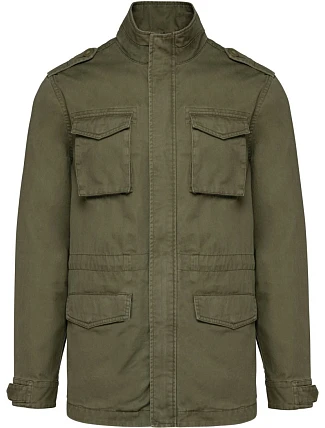 Kariban K 6164 Pánská bunda Safari 20.6164 washed light khaki Kariban K 6164 Pánská bunda Safari 20.6164 washed light khaki