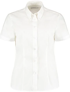 Kustom Kit KK 701 (26-28) Halenka Oxford s krátkým rukávem 43.701X white