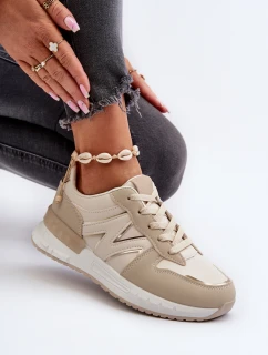 Dámské tenisky z ekokože béžové Kaimans