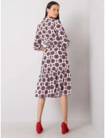 Šaty LK SK 508525.17 bílé a červené