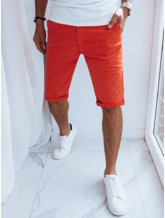 Pánské krátké šortky chinos červené FashionStreet SX2321