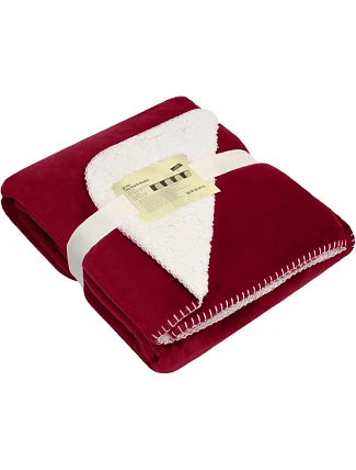 Daiber JN 955 Velurová deka 02.0955 burgundy/natural