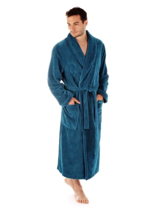 Unisex župan se šálovým límcem TAMPA 2149 6430 petrolejová - Vestis