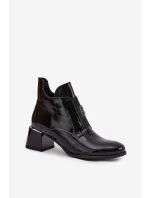 Boty na podpatku  model 216971 Step in style