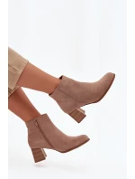 Boty na podpatku  model 220710 Step in style