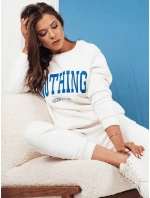 Dámský teplákový komplet NOTHING ecru FashionStreet AY0758