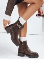 FashionStreet hnědé dámské boty ZY1105