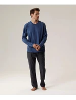 Pyžamo Atlantic NMP-389 long/r S-2XL pánské Pyžamo Atlantic NMP-389 long/r S-2XL pánské