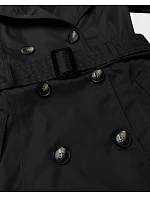 Elegantní dámský kabát s kapucí Goodlookin černý (T2-2238#-1) Elegantní dámský kabát s kapucí Goodlookin černý (T2-2238#-1)