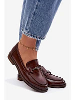 Dámské kožené Mokasíny Vinceza 18132 hnědé