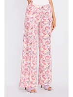 M911 Široké kalhoty s potiskem a zapínáním na zip - model 2