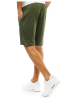 Pánské krátké teplákové šortky zelené FashionStreet SX2390