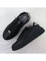 Dámské kožené boty na platformě černé Rieker W2605-02 Dámské kožené boty na platformě černé Rieker W2605-02