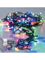 VÁNOČNÍ STROM SVĚTLA SVĚTELNÝ ŘETĚZ 240 VEDL ČASOVAČ VÍCEBAREVNÝ