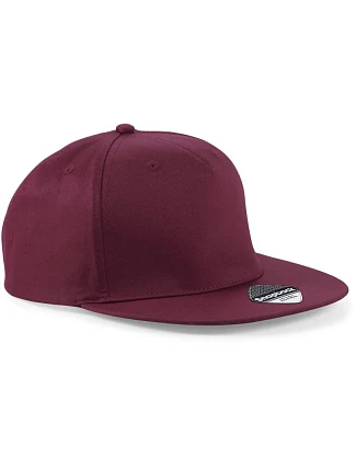 Beechfield B 610 5 panelová Snapback kšiltovka 53.0610 burgundy Beechfield B 610 5 panelová Snapback kšiltovka 53.0610 burgundy