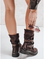 FashionStreet hnědé dámské boty ZY1143