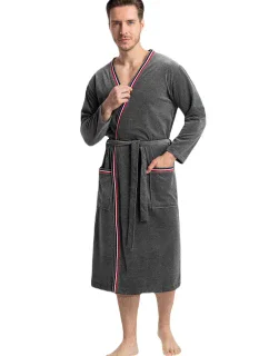 Pánský župan Luna 854 Velour M-2XL