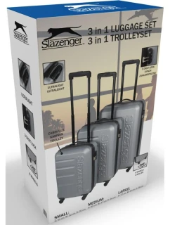 SADA 3 KUFRŮ 18, 22, 26 PALCŮ STŘÍBRNÁ SLAZENGER