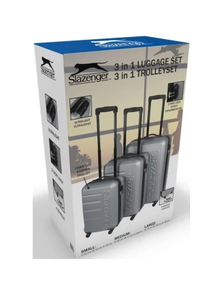 SADA 3 KUFRŮ 18, 22, 26 PALCŮ STŘÍBRNÁ SLAZENGER