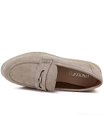 Dámské polobotky mokasíny béžové Vinceza 62273