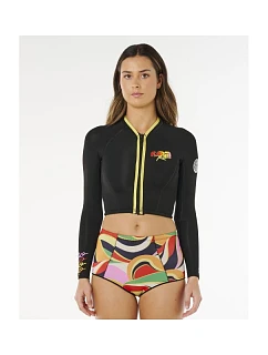 Dámská bunda RIP CURL G-Bomb 1.5 Ls Fz Crop Jkt, černá