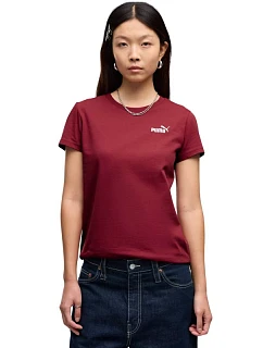Dámské tričko Puma ESS Small No.1 Logo Tee(s) hnědé 682373 23