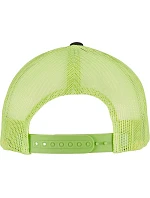 Flexfit 6606/6606T 6 panelová vintage kšiltovka "Trucker" 55.6606 charcoal/neon green