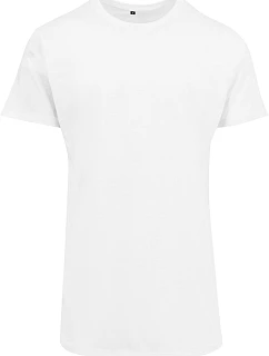 Build your Brand BY 028 Pánské tričko "Shaped Long" 56.0028 white
