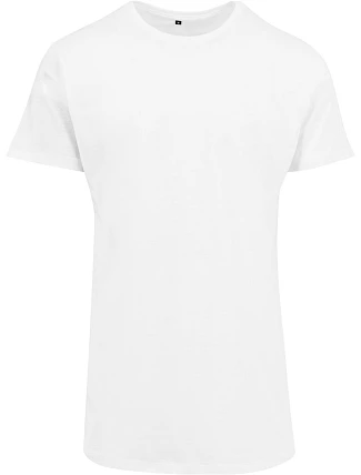 Build your Brand BY 028 Pánské tričko "Shaped Long" 56.0028 white Build your Brand BY 028 Pánské tričko "Shaped Long" 56.0028 white