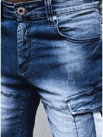 FashionStreet pánské modré džínové šortky SX2162