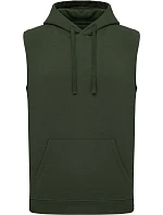 Kariban ProAct PA 393 Unisex mikina s kapucí bez rukávů 20.P393 sporty khaki Kariban ProAct PA 393 Unisex mikina s kapucí bez rukávů 20.P393 sporty khaki