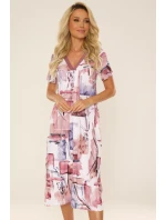 DÁMSKÁ KOŠILE FIALOVÁ 776 VELKÁ