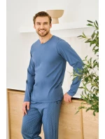 3474 PÁNSKÉ DLOUHÉ PYŽAMO LORENZO M-2XL 3474 PÁNSKÉ DLOUHÉ PYŽAMO LORENZO M-2XL